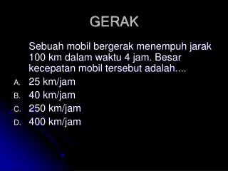 gerak