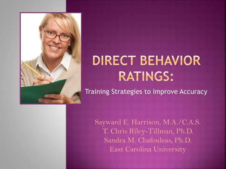 direct behavior ratings