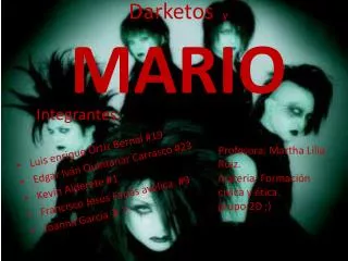 darketos y mario