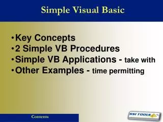 Simple Visual Basic