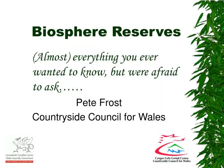 biosphere reserves