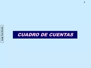 cuadro de cuentas