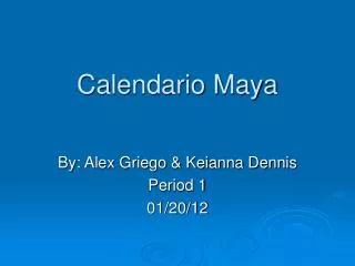 calendario maya