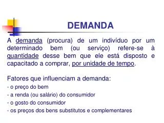 demanda
