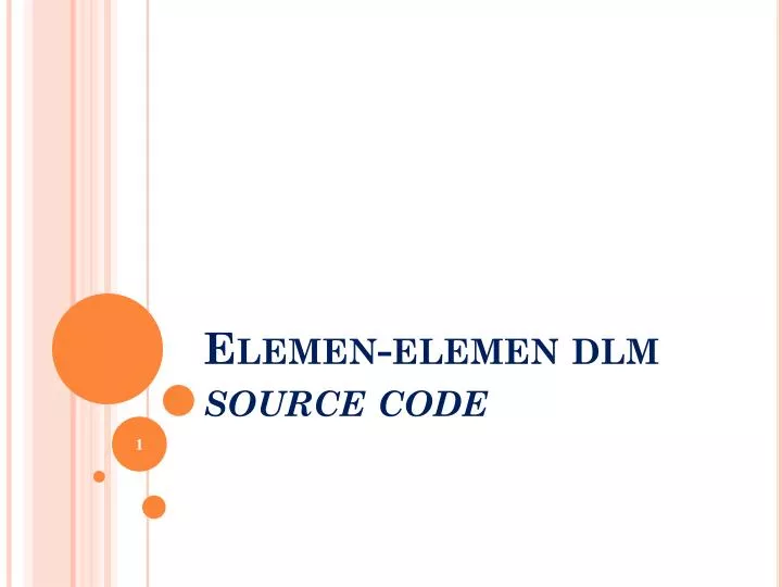 elemen elemen dlm source code