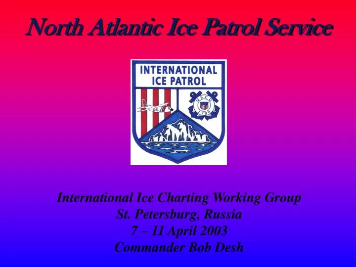 north atlantic ice patrol service