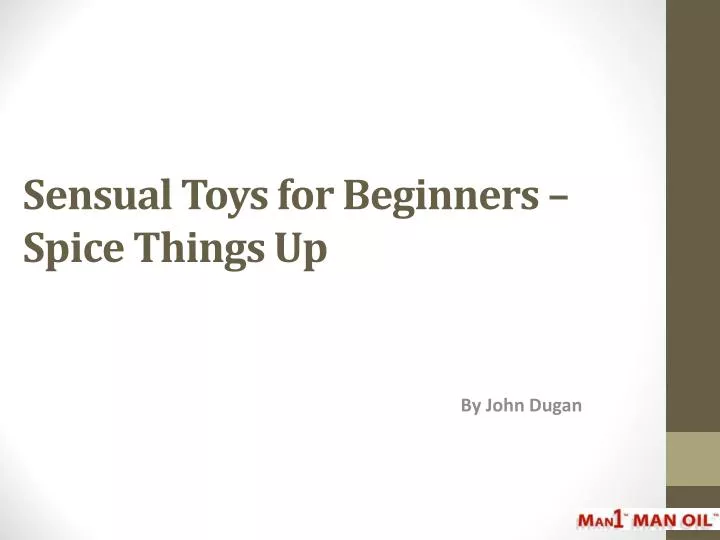 sensual toys for beginners spice things up