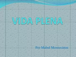 vida plena