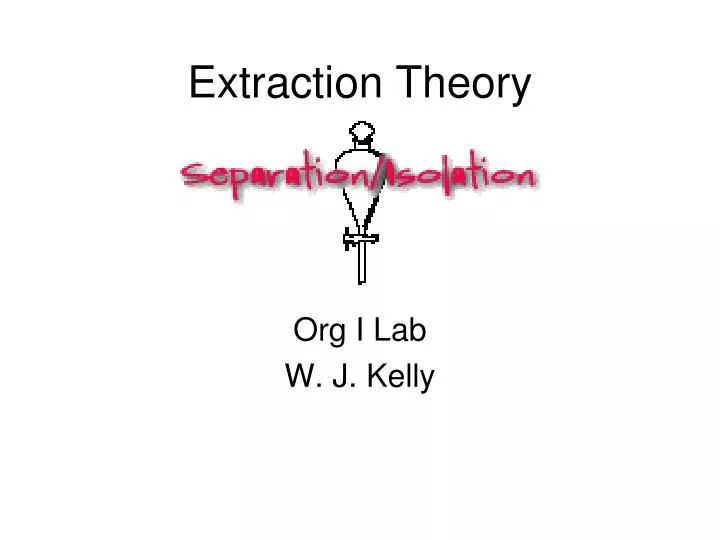 extraction theory