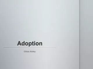 adoption