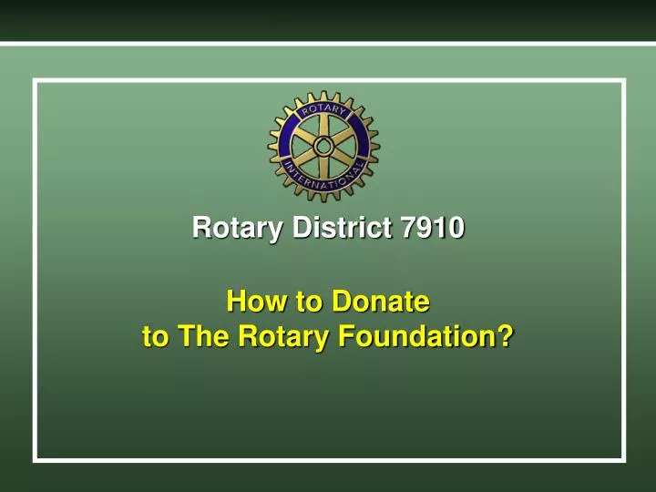 rotary district 7910