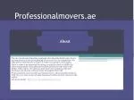 Professional movers - slide 1