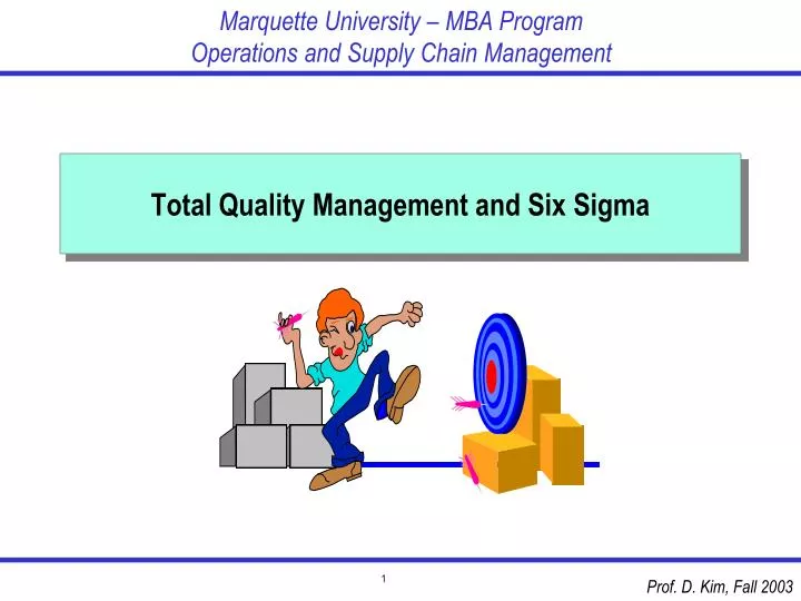 total quality management and six sigma