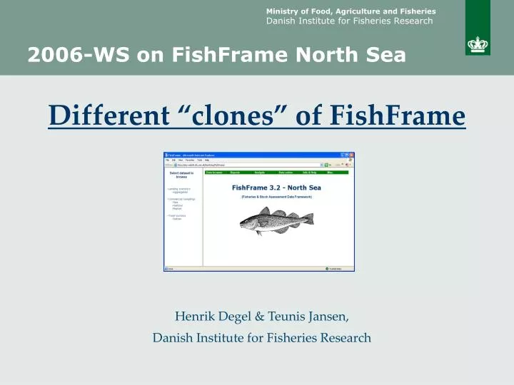 2006 ws on fishframe north sea