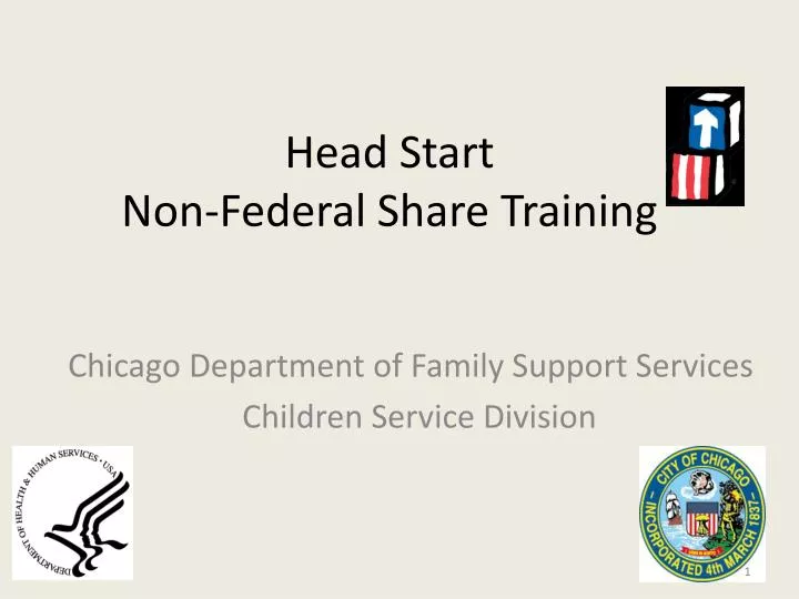 head start non federal share training