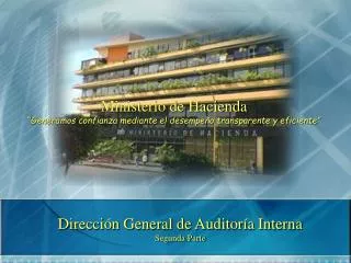direcci n general de auditor a interna segunda parte