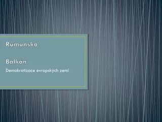 rumunsko balk n