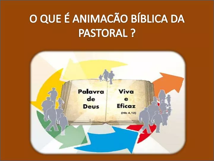 o que animac o b blica da pastoral