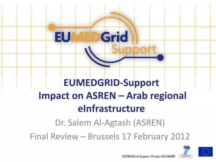 eumedgrid support impact on asren arab regional einfrastructure