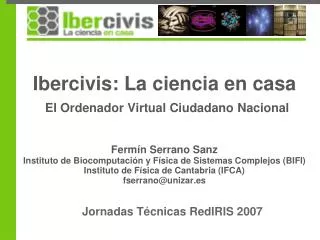 jornadas t cnicas rediris 2007