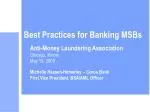 Best Practices for Banking MSBs - slide 1