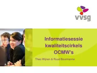 informatiesessie kwaliteitscirkels ocmw s