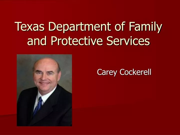 texas department of family and protective services