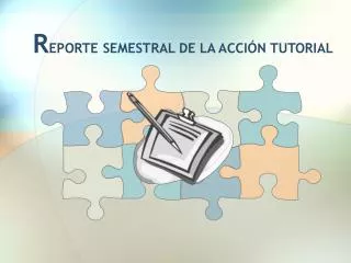 r eporte semestral de la acci n tutorial