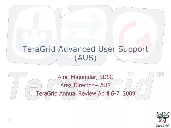 teragrid advanced user support aus