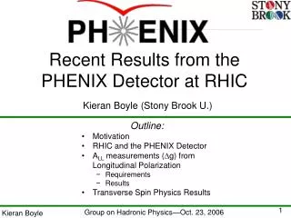 Recent Results from the PHENIX Detector at RHIC