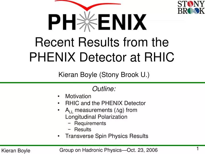 recent results from the phenix detector at rhic