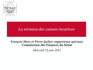 la r vision des valeurs locatives