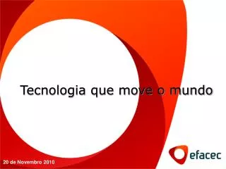 tecnologia que move o mundo