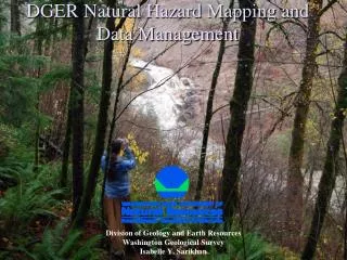 DGER Natural Hazard Mapping and Data Management