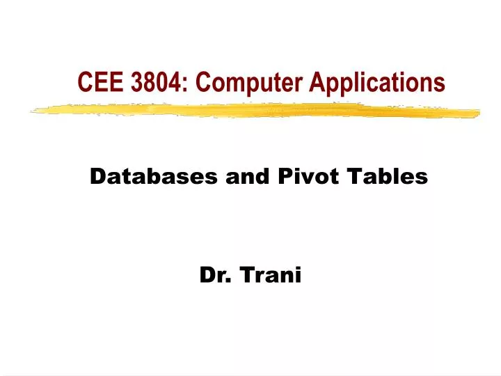 cee 3804 computer applications