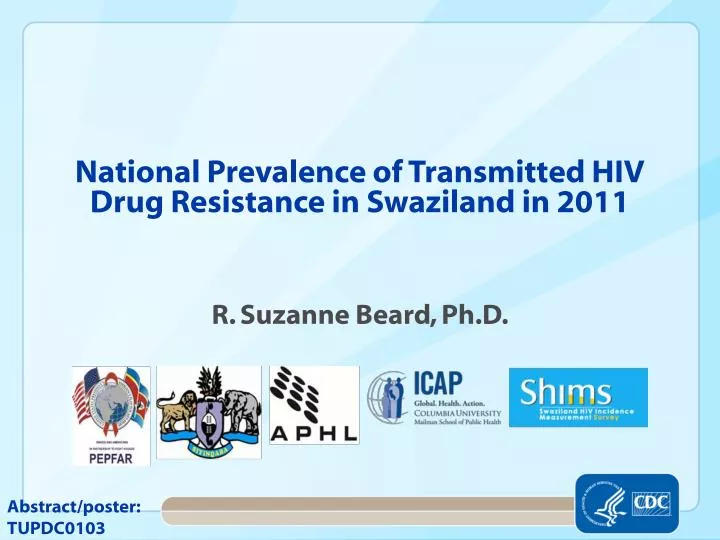 national prevalence of transmitted hiv drug resistance in swaziland in 2011