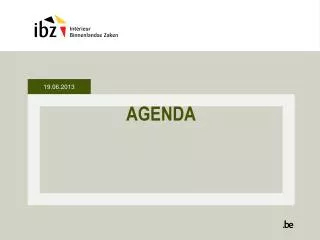 agenda
