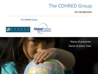 The COHRED Group