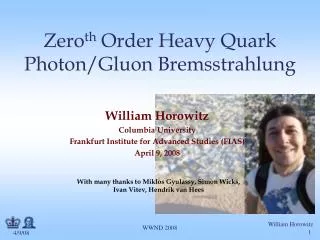 Zero th Order Heavy Quark Photon/Gluon Bremsstrahlung