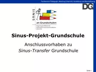 sinus projekt grundschule