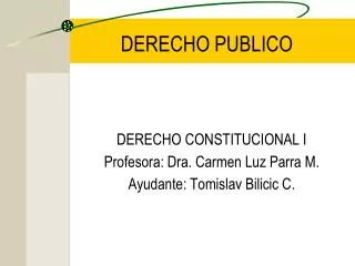 derecho publico