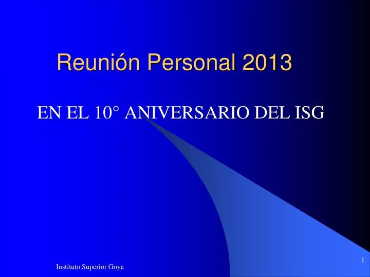 reuni n personal 2013