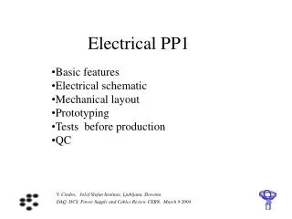 Electrical PP1