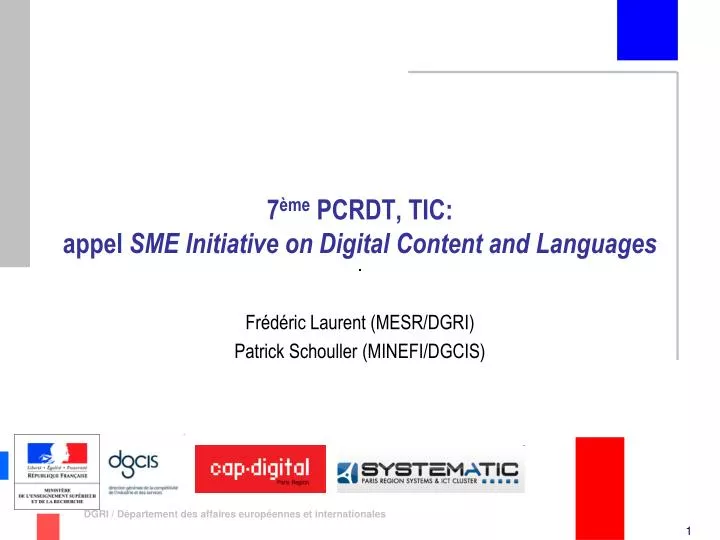 7 me pcrdt tic appel sme initiative on digital content and languages