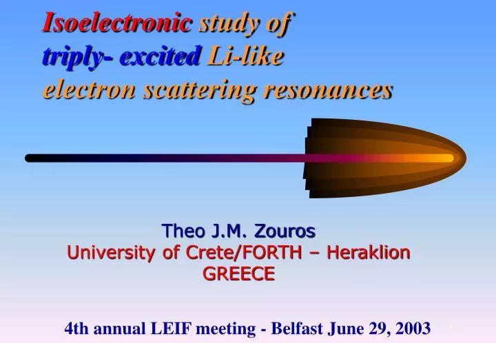 isoelectronic study of triply excited li like electron scattering resonances