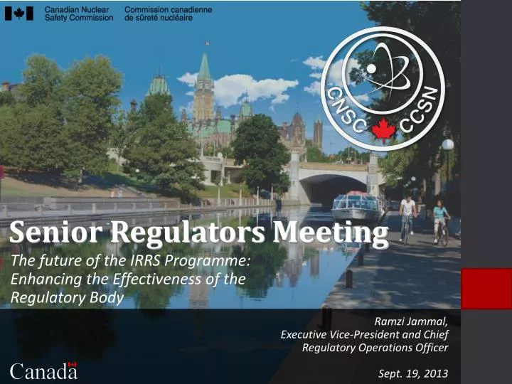 senior regulators meeting