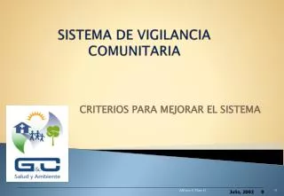 sistema de vigilancia comunitaria