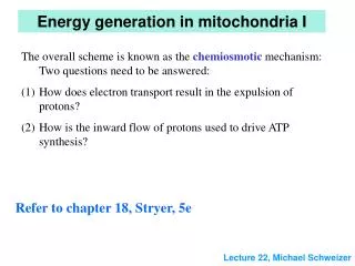 Refer to chapter 18, Stryer, 5e