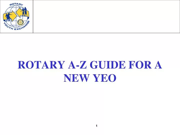 rotary a z guide for a new yeo