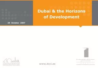 Dubai &amp; the Horizons of Development